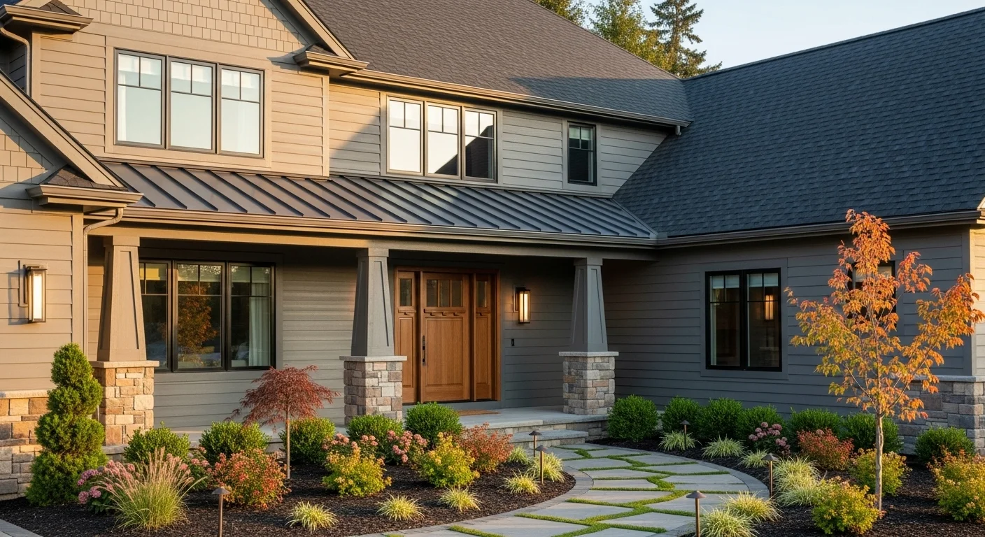 Modern Exterior Remodel Vancouver WA - Contemporary Home Design